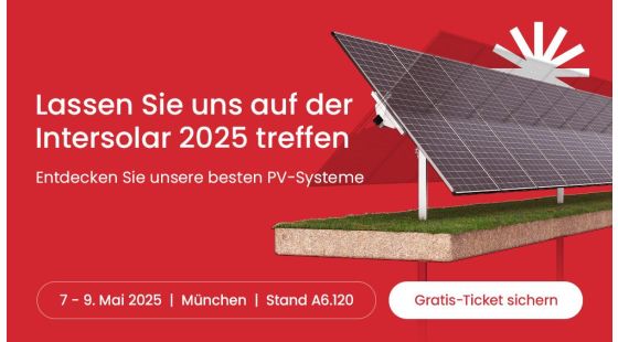 Treffen Sie uns auf der Intersolar 2025